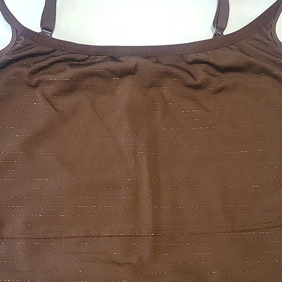 Tummy Control Cami With Gold Threading - Picture 2 of 3